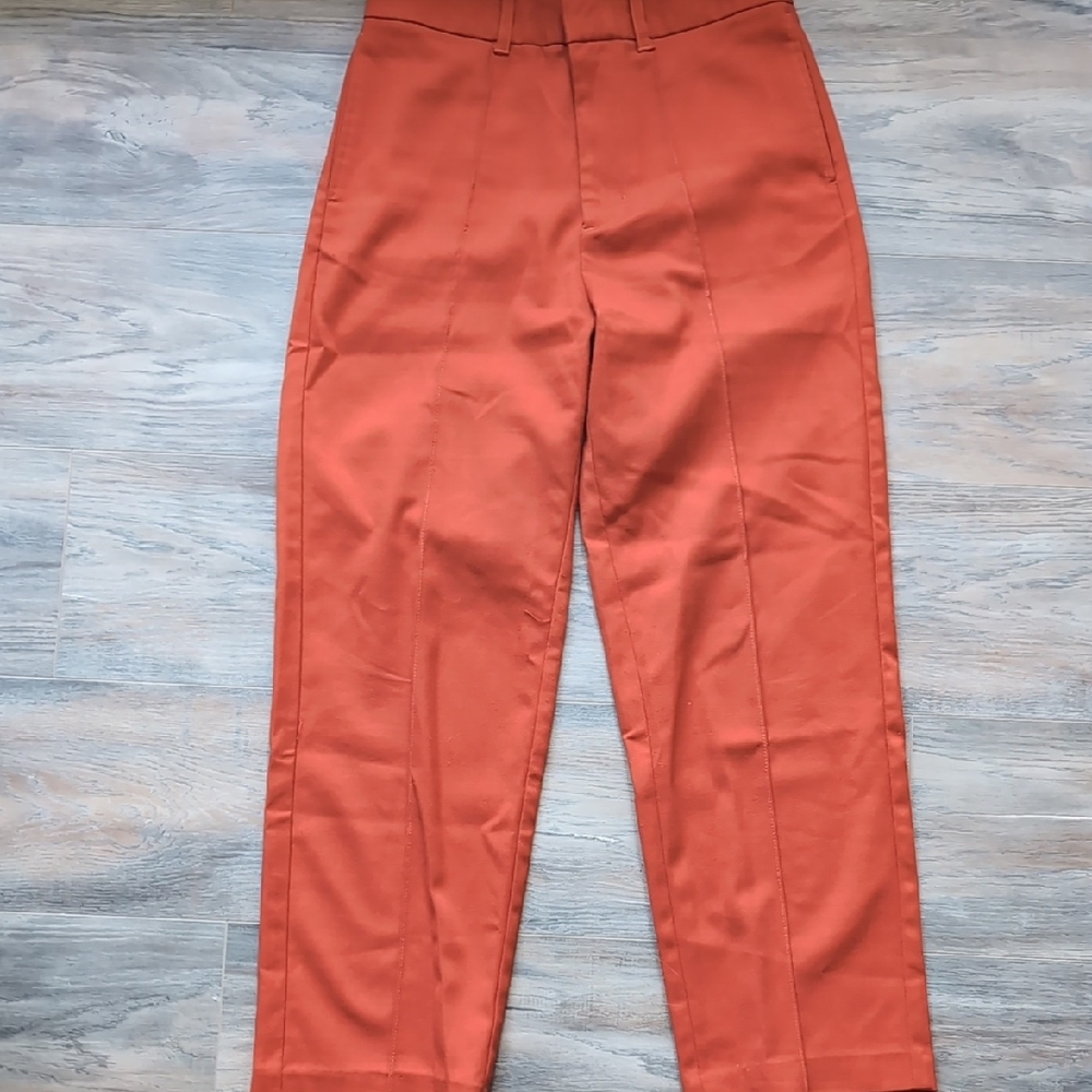 Brixton Orange Chinos Vibrant Cotton Blend